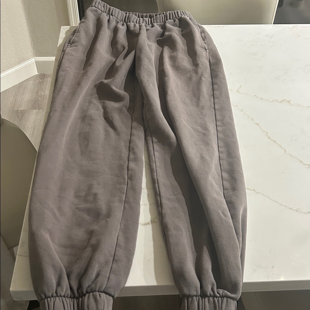 Brandy Melville Dark Gray Jogger Pants